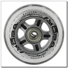  PU CLEAR ABEC7 CHROME 84x24 mm Nils Extreme 