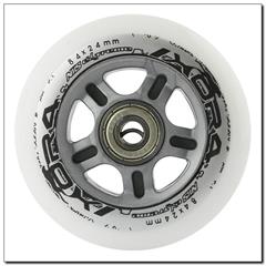  PU WHITE ABEC7 CHROME 84x24 mm Nils Extreme 