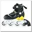 NJ2232A Nils Extreme Yellow inline skates