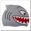 SHARK Spurt silicone swim cap SHARK Spurt silicone swim cap SHARK Spurt silicone swim cap